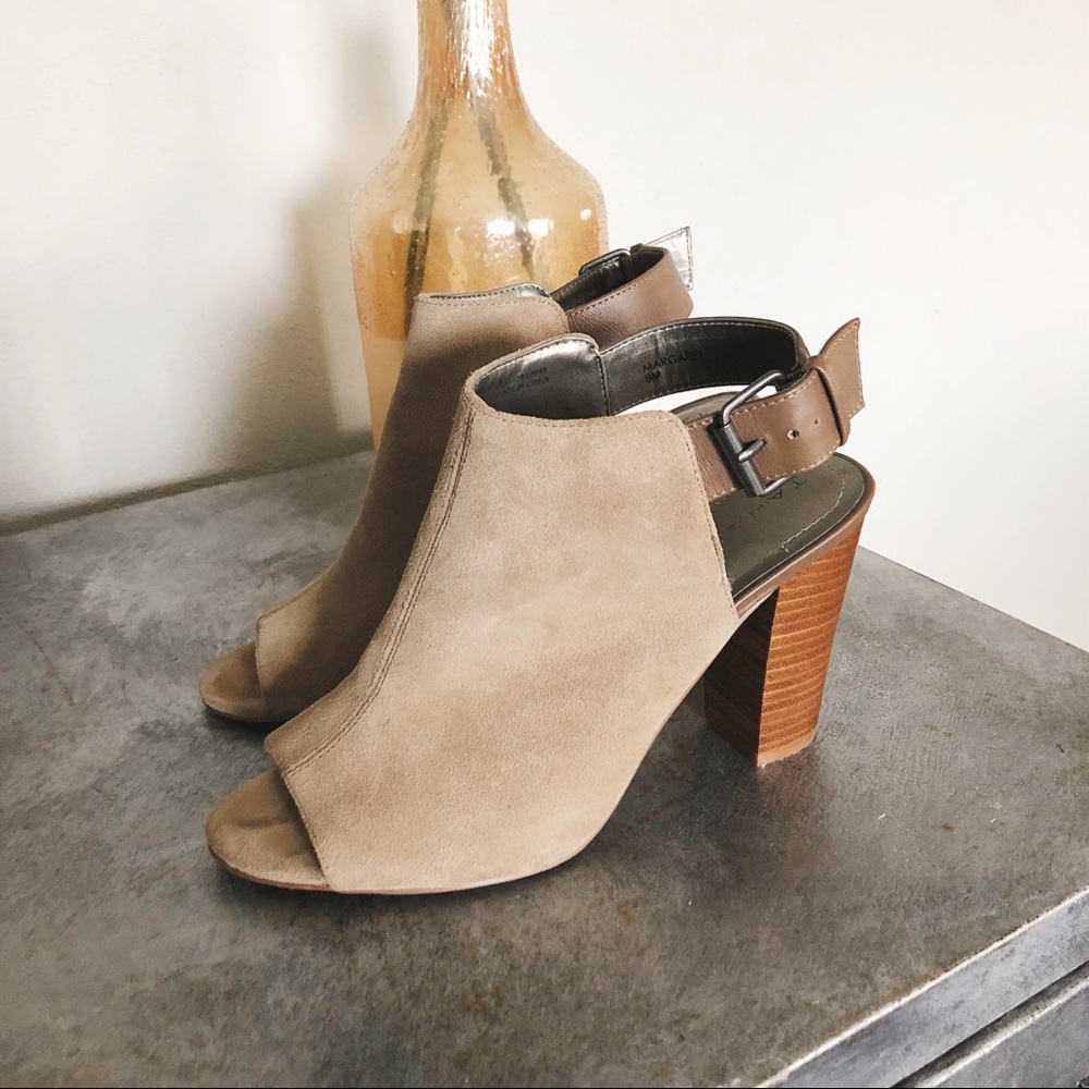 Tahari Margaret Open Toe Bootie